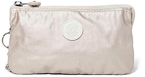 Kipling Creativity L Grand Sac à Main, Pochettes, étuis, Metallic Glow (Argent)