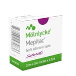 Mölnlycke Health Care Mepitac Soft Silicone Fixeringstejp 2 cm x 3 m