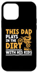 Coque pour iPhone 12 mini Ce papa joue dans la saleté avec ses enfants motocross Dirt Bike