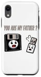 Coque pour iPhone XR Disquette vers clé USB 90s 00s Ordinateur Drôle Geek Joke