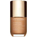 Clarins - Everlasting Youth Fluid Fond De Teint Soin Lumière Et Fermeté 114 Cappuccino - Couvrance Moyenne - Non Comédogène - 30 ml