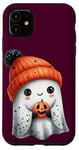 Coque pour iPhone 11 Ghost Halloween Spooky Boo Automne Halloween Fantôme mignon