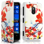 Coque Housse Etui À Rabat Latéral Et Porte-Carte Avec Motif Kj12 Pour Nokia Lumia 620 + Film De Protection