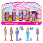 Barbie Coffret 5 Poupées Pop Reveal Mini BarbieLand de 4 cm avec révélation Surprise et élément de Jeu sensoriel (Les Styles Peuvent Varier), JGL29