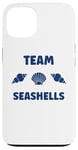 iPhone 13 Ocean humor Simple minimalist shells Team Seashells Case