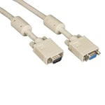 Black box BLACK BOX VGA VIDEO CABLE WITH FERRITE CORE - MALE/FEMALE, BEIGE, 100-FT. (30.4-M) (EVNPS06-0100-MF)