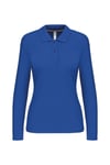 Polo Manches Longues - Femme - K244 - Bleu Roi