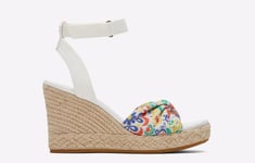 Toms Marisela Sandals Womens - White Rubber - Size UK 4