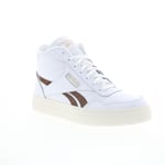 Reebok Court Advance Bold High Womens White Lifestyle Trainers Shoes