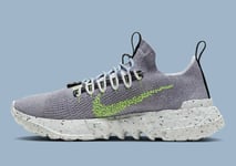 Nike Space Hippie 01 UK 6 EUR 40 Wolf Grey Volt CQ3986 002 New