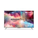 Amazon Fire TV 65-inch Omni QLED series 4K UHD smart TV, Dolby Vision IQ, local dimming, hands free with Alexa