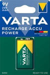 Pile Rechargeable 9V Varta Accu Power HR9V NiMH 200 mAh E-Block BLISTER 56722