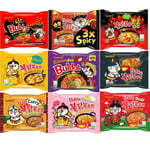 Samyang Buldak Spicy Ramen Korean Noodles Challenge (10 Packs, 7 Flavours) HALAL