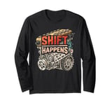 Driven Humor Funny Automotive Engine Long Sleeve T-Shirt