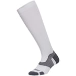 2XU Vectr Light Cushion Compression Socks White Cushioned Anti Blister Running