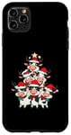 Coque pour iPhone 11 Pro Max Sapin de Noël en forme de vache pour filles et garçons