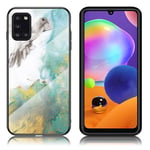 Samsung Fantasy Marble Galaxy A31 kuoret - Lentävä kyyhkynen Monivärinen