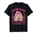 Candy Cane Christmas Club Merry Christmas Gingerbread House T-Shirt