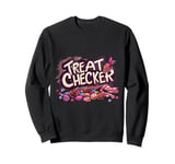 Treat Checker Funny Candy Food Munchies Halloween Snack Fun Sweatshirt