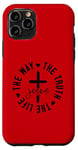 iPhone 11 Pro The way. The truth. The life. Jesus. Christian God love. Case