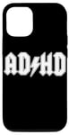 Coque pour iPhone 12/12 Pro TDAH drôle Rocker Band inspiré du rock and roll TDAH