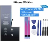 100% Geniune Quality For Apple iPhone XS Max Battery Replacement sticker + Tools