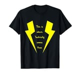 Stiflers tshirt. American Pie. Lightening tshirt T-Shirt