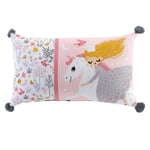 Coussin Enfant "Fée des Bois" 30x50cm Rose