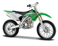 Maisto M34007-04045 1:18 Kawasaki KX250F Motorbike KX250F-18 PC Dispenser, Green