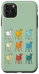 Coque pour iPhone 11 Pro Max Goat Lover Farm Animals Retro Glitch Goats