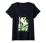 Femme Alien 45th Anniversary Ellen Ripley Stylized Tribute Art T-Shirt avec Col en V