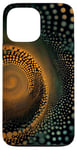 iPhone 13 Pro Max Enchanting Spiral Dot Art Designs Case