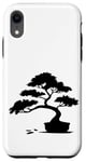 Coque pour iPhone XR T-shirt à capuche Bonsaï - Mini arbre - Silhouette d'arbre