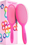 Framar Detangle Hair Brush Women Wet Hair Brush Detangler Hairbrushes Pink