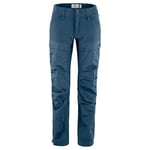 Fjallraven 86705-534 Keb Trousers Curved W Pants Women's Indigo Blue Size 42/L