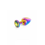 Plug anal bijou aluminium rainbow XS Rosebud Sextoy - Hidden Eden
