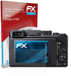 atFoliX 3x Protecteur d'écran pour Nikon Coolpix A1000 clair