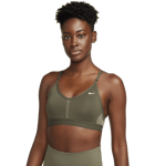 Nike W Nk Indy Bra Juoksuvaatteet C KHAKI/M OLi/WHT