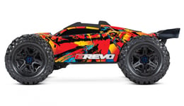 Traxxas E-REVO 2.0 Brushless 4WD TQi TSM Solarflare u/batterier og lader