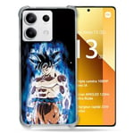 Cokitec Coque Renforcée pour Xiaomi Redmi Note 13 5G Manga Dragon Ball Sangoku Noir