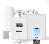 Amplificateur 5G 4G LTE 3G GSM Amplificateur Reseau Mobile pour Maison avec Écran Tactile Intelligent sur la Bande 3 et 20 pour Orange SFR Bouygues Télécom Free avec Antenne Omnidirectionnelle