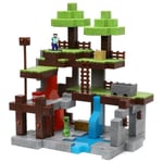 Minecraft Nano Metalfigs Overworld Playset & 2 Metal Figures New Kids Toy Age 5+