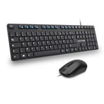 Pack Clavier avec Souris ADVANCE WorkMate Plus Noir