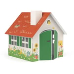 Maison de Jeu XXL de FOLDZILLA 1,2 x 1,15 x 1,13 m Maison en Carton - Maison de Jeu - Cabane de Jardin