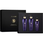 T-LAB Professional Kollektion Blond Ambition Ritual Set för blondiner Purple Shampoo 300 ml + Purple Treatment 300 ml + Elixir Absolute 150 ml 1 Stk. (957,00 kr / 1 st.)