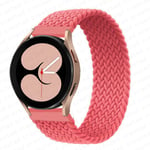 (Pink Punch)ranneke Samsung Watch 4 3 Galaxy Active 2 Gear S3 punottu Solo Loop Rannekoru Correas Huawei Watch Gt/2e/pro 3 ranneke - Kellon rannekkeet