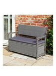 Rowlinson Alderley Rattan Storage Bench