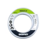 Bobinot de câble - Bobine de fils électrique - Câble électrique - Couronne de câble - Bobinot Câble Souple 5 mètres HO5VV-F 3G1.5 mm ² - Blanc - 146311 Debflex