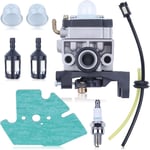 Bluedeer - Carburateur pour Débroussailleuse Tuyau Joint Bougie d'Allumage Kit pour Filtre à Essence Moteur Honda GX25 GX35 gx 25 35 HHT35 HHT35S