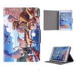 Favorite Cartoon Kids Girls & Boys Tablet Case For Huawei MediaPad M3 Lite, M5, T3 T8 ~ 8 inch ~ Cover (Huawei MediaPad T3 8", Dinosaurs)